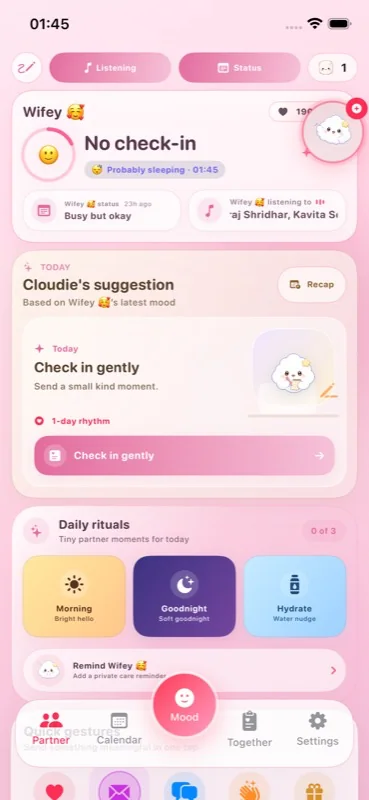 English PikaMood Shared Vibe screen